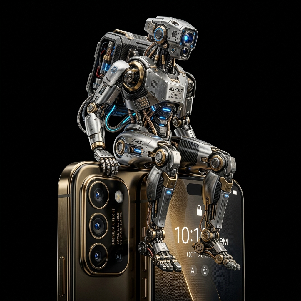 Gilded Robot 3D Model