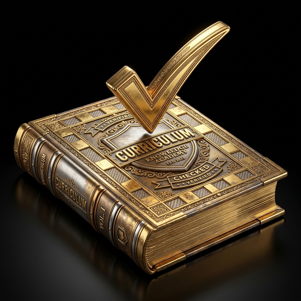Gilded Checked Curriculum 3D Model
